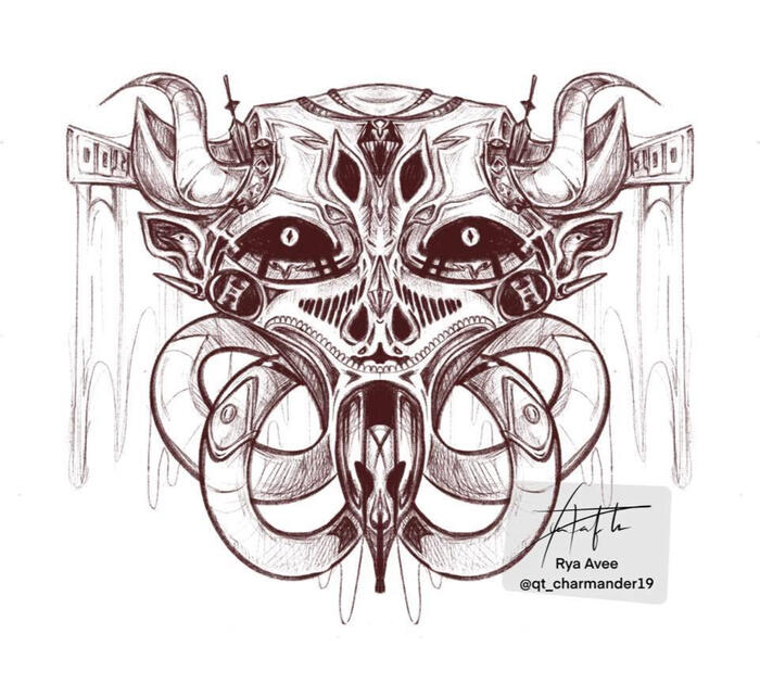 Logo Shirt Devil Graphic Study